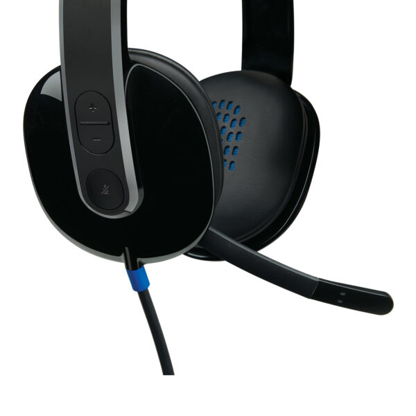 Logitech H540 USB Computer Headset Met high-definition geluid en knoppen op het oorstuk - Afbeelding 5