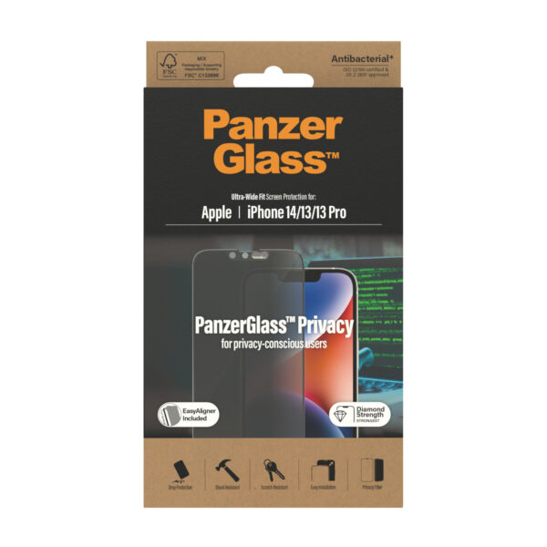 PanzerGlass Ultra-Wide Fit Privacy Appl Doorzichtige schermbeschermer Apple 1 stuk(s) - Afbeelding 3