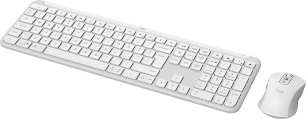 Logitech MK950 Signature Slim toetsenbord Inclusief muis Kantoor RF-draadloos + Bluetooth QWERTY US International Wit - Afbeelding 3