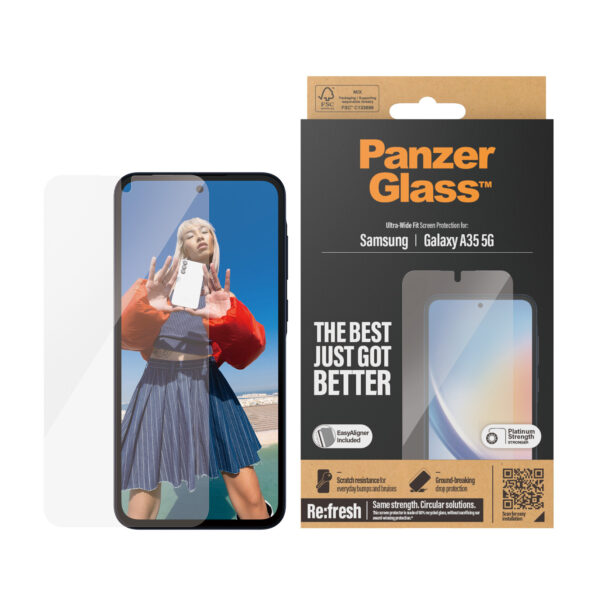 PanzerGlass Re Fresh Samsung New A34 5G UWF Doorzichtige schermbeschermer 1 stuk(s) - Afbeelding 2