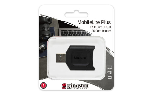 Kingston Technology MobileLite Plus geheugenkaartlezer USB 3.2 Gen 1 (3.1 Gen 1) Type-A Zwart - Afbeelding 3