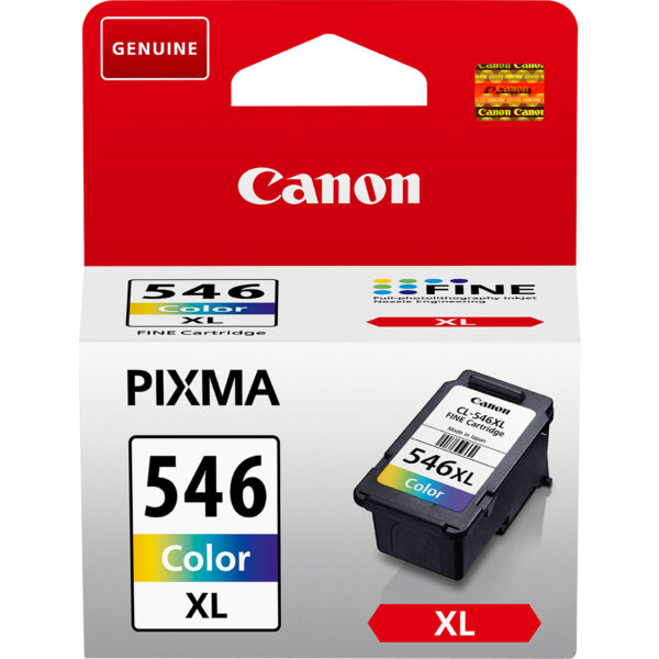 Canon PG-546XL inktcartridge 1 stuk(s) Origineel Hoog (XL) rendement Cyaan, Magenta, Geel