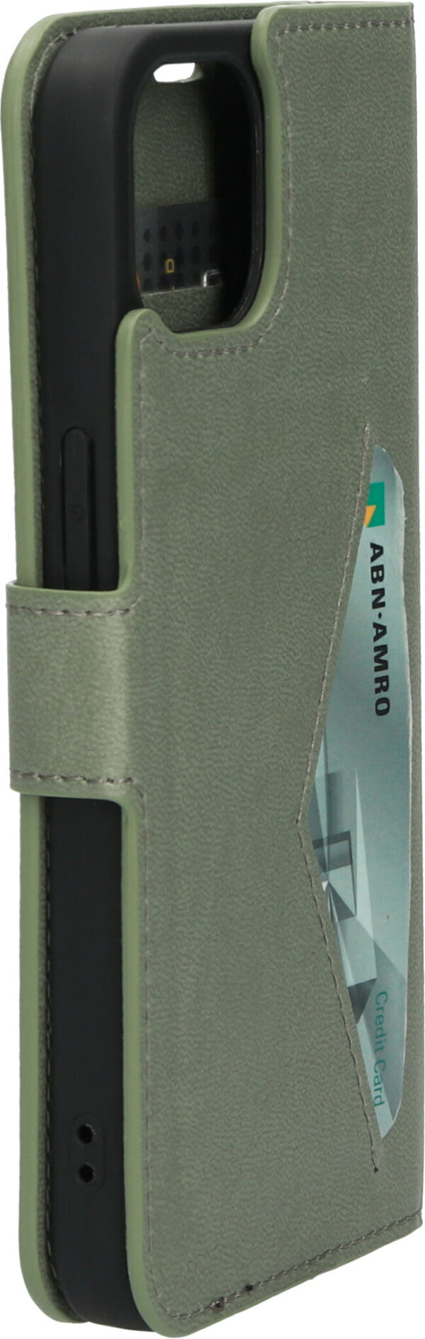 Mobiparts Classic Wallet Case Apple iPhone 13 Stone Green - Afbeelding 4