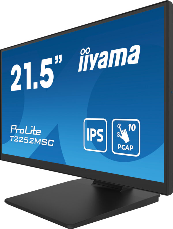 iiyama ProLite T2252MSC-B2 computer monitor 54,6 cm (21.5") 1920 x 1080 Pixels Full HD LCD Touchscreen Zwart - Afbeelding 4