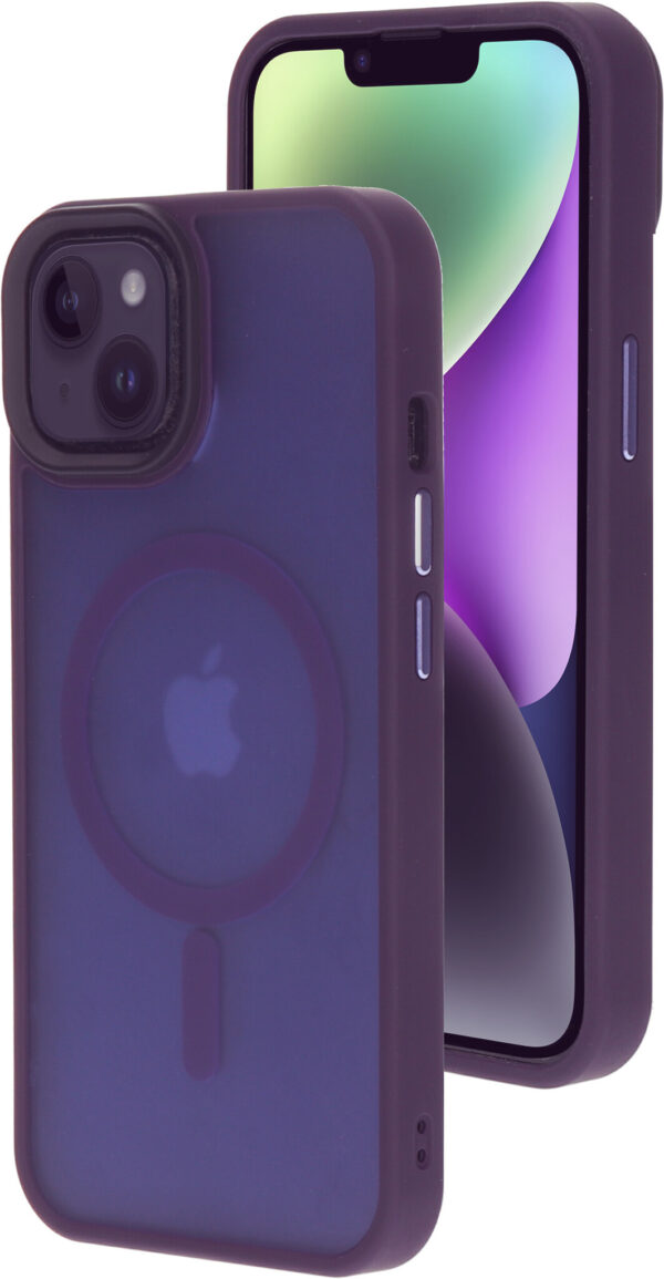 Mobiparts Hardcover Apple iPhone 14/13 Satin Purple (Magsafe Compatible)