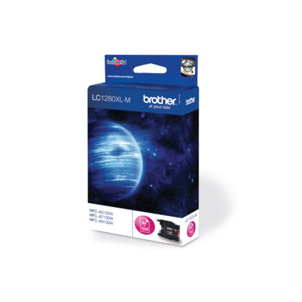 Brother LC1280XLM inktcartridge 1 stuk(s) Origineel Hoog (XL) rendement Magenta - Afbeelding 2