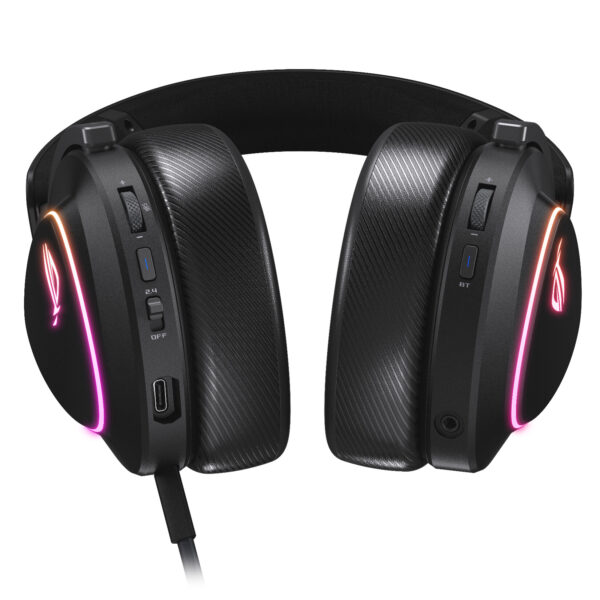 ASUS ROG DELTA II Headset Bedraad en draadloos Hoofdband Gamen USB Type-C Bluetooth Zwart - Afbeelding 4