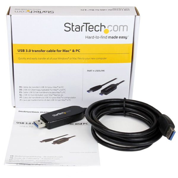 StarTech.com USB 3.0 Data Transfer Kabel voor Mac en Windows, 1,8m - Afbeelding 4