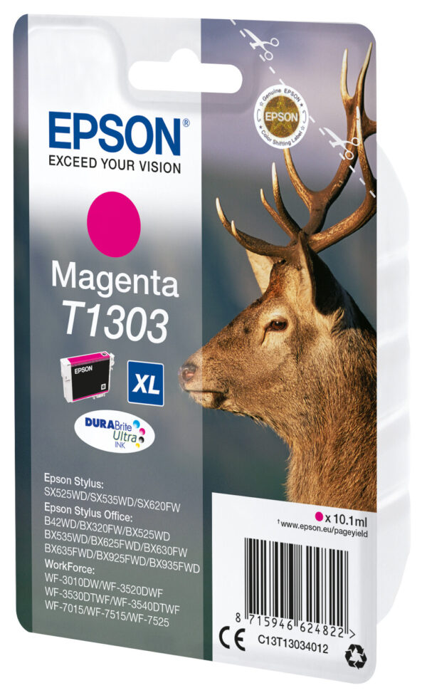 Epson Stag inktpatroon Magenta T1303 DURABrite Ultra Ink - Afbeelding 2