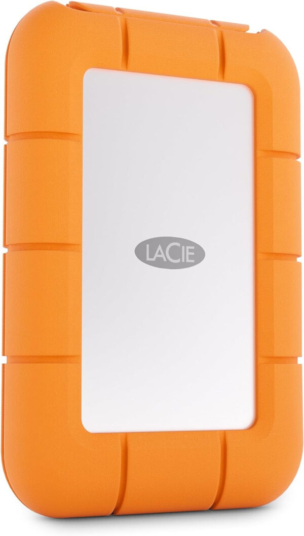 LaCie STMF500400 externe solide-state drive 500 GB USB Type-C USB 3.2 Gen 2x2 Grijs, Oranje - Afbeelding 2