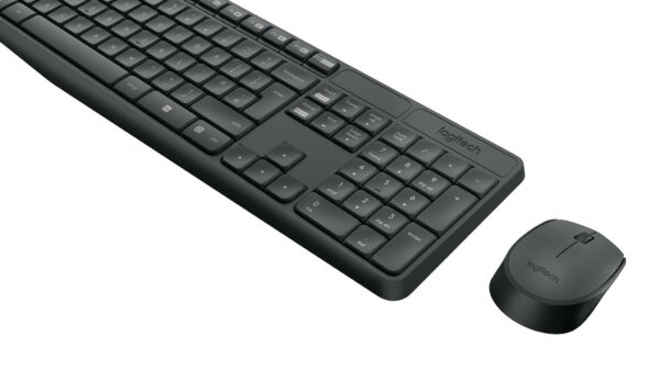 Logitech MK235 toetsenbord Inclusief muis Thuis USB QWERTY US International Grijs - Afbeelding 2