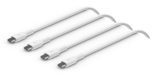 Belkin CAB004BT1MWH2PK USB-kabel USB 2.0 1 m USB C Wit - Afbeelding 3