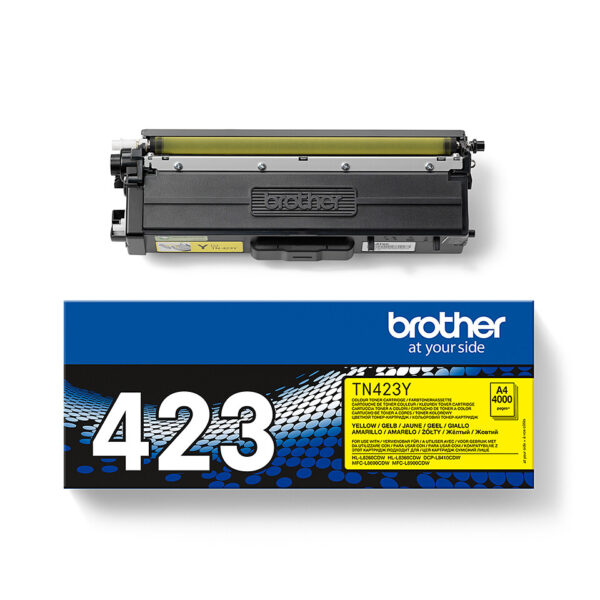 Brother TN-423Y tonercartridge 1 stuk(s) Origineel Geel - Afbeelding 4