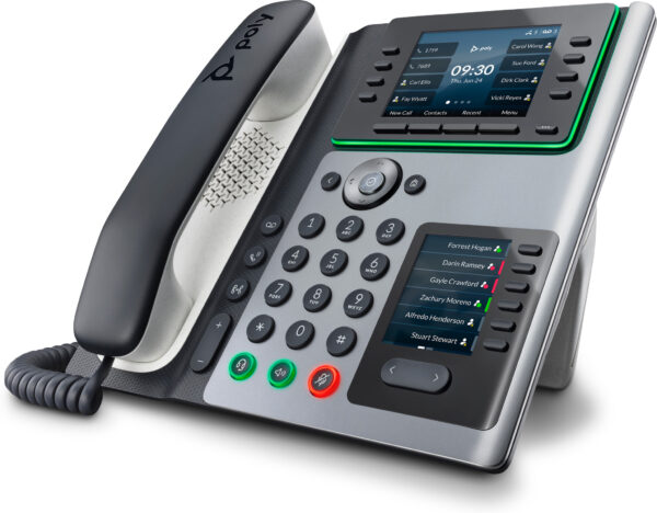 HP Poly Edge E400 IP Phone and PoE-enabled IP telefoon - Afbeelding 5