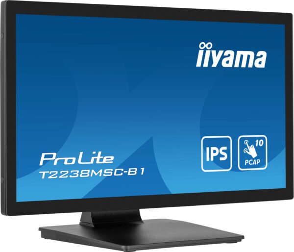 iiyama ProLite T2238MSC-B1 computer monitor 54,6 cm (21.5") 1920 x 1080 Pixels Full HD LED Touchscreen Zwart - Afbeelding 3