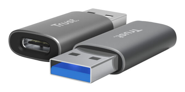 Trust Calyx USB Type-C USB Type-A Grijs