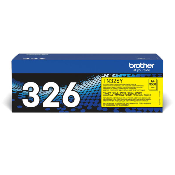 Brother TN-326Y tonercartridge 1 stuk(s) Origineel Geel