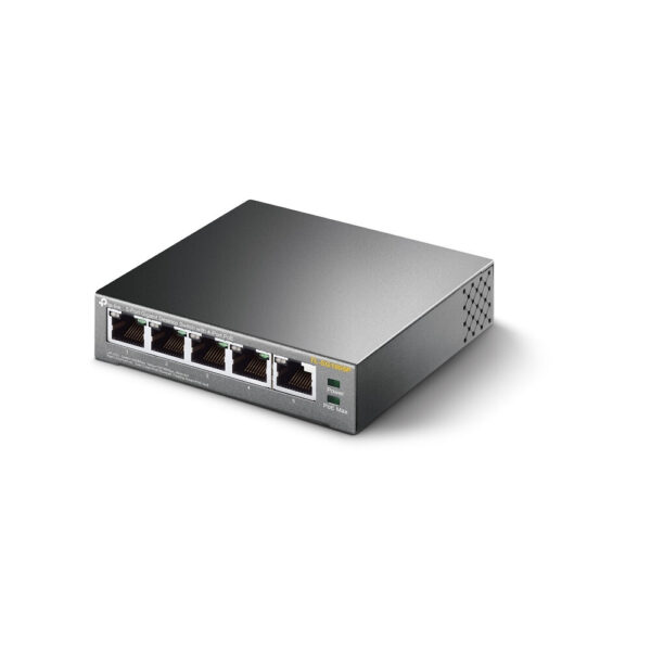 TP-Link TL-SG1005P Unmanaged Gigabit Ethernet (10/100/1000) Power over Ethernet (PoE) Zwart - Afbeelding 4