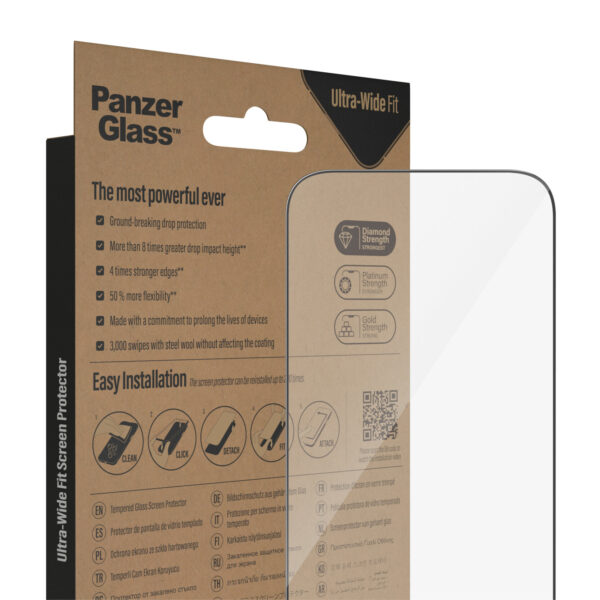 PanzerGlass Ultra-Wide Fit Apple iPhone Doorzichtige schermbeschermer 1 stuk(s) - Afbeelding 6