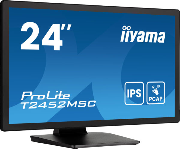 iiyama ProLite T2452MSC-B1AG computer monitor 60,5 cm (23.8") 1920 x 1080 Pixels Full HD LED Touchscreen Zwart - Afbeelding 3