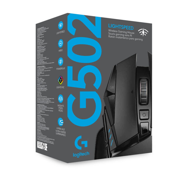 Logitech G G502 LIGHTSPEED draadloze gamingmuis - Afbeelding 8