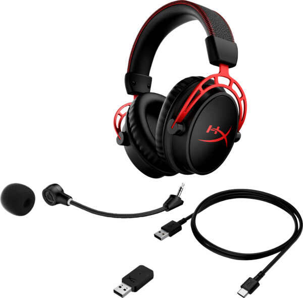 HyperX Cloud Alpha - Wireless Gaming Headset (zwart-rood) - Afbeelding 5