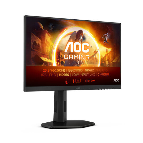 AOC 24G4X computer monitor 60,5 cm (23.8") 1920 x 1080 Pixels Full HD LCD Zwart