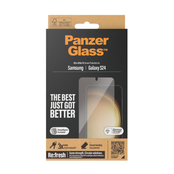 PanzerGlass Ultra Wide Fit Doorzichtige schermbeschermer Samsung 1 stuk(s) - Afbeelding 3