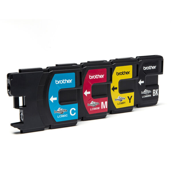 Brother LC980VALBP inktcartridge 4 stuk(s) Origineel Zwart, Cyaan, Magenta, Geel - Afbeelding 4