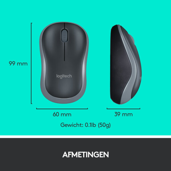 Logitech Wireless Combo MK270 toetsenbord Inclusief muis Thuis USB QWERTY Brits Engels Zwart - Afbeelding 12