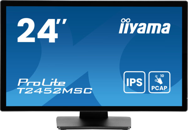 iiyama ProLite T2452MSC-B1AG computer monitor 60,5 cm (23.8") 1920 x 1080 Pixels Full HD LED Touchscreen Zwart