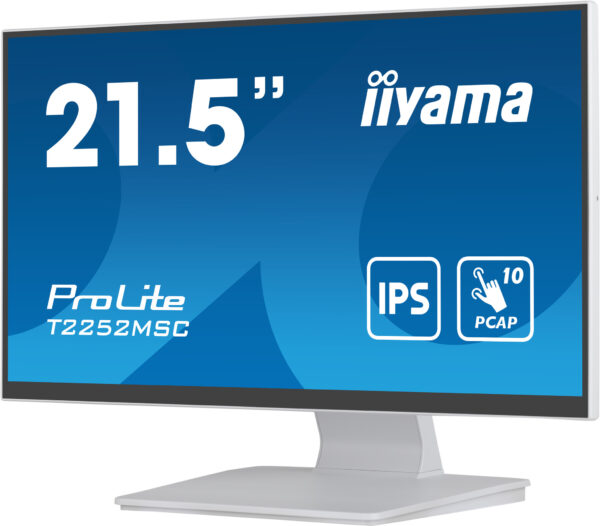 iiyama ProLite T2252MSC-W2 computer monitor 54,6 cm (21.5") 1920 x 1080 Pixels Full HD LCD Touchscreen Tafel Wit - Afbeelding 9