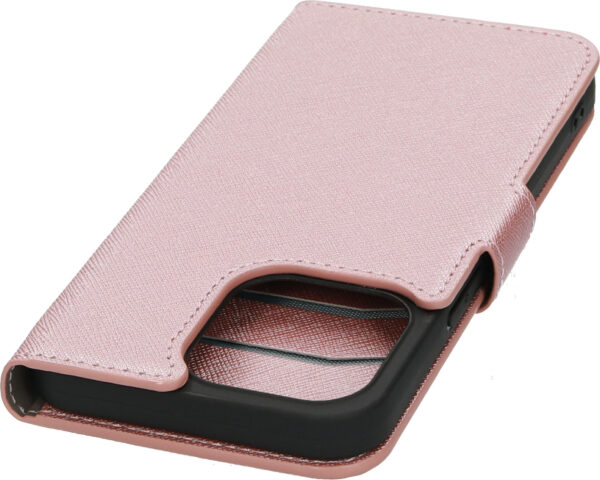 Mobiparts Saffiano Wallet Case Apple iPhone 13 Pro Pink - Afbeelding 9