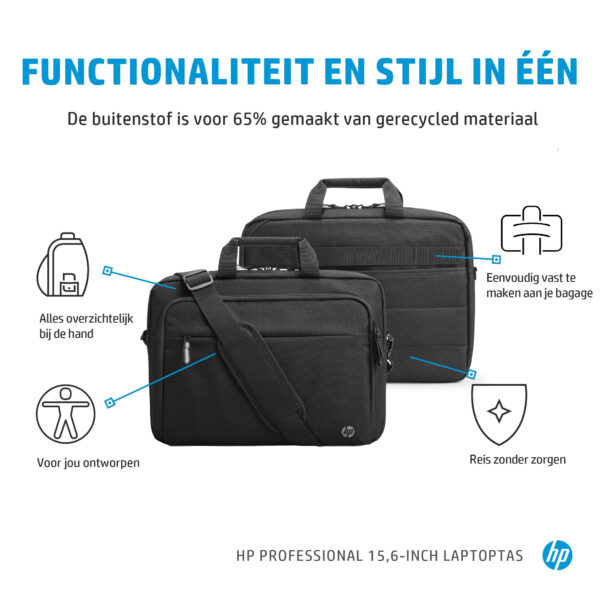 HP Professional 15,6-inch laptoptas - Afbeelding 6