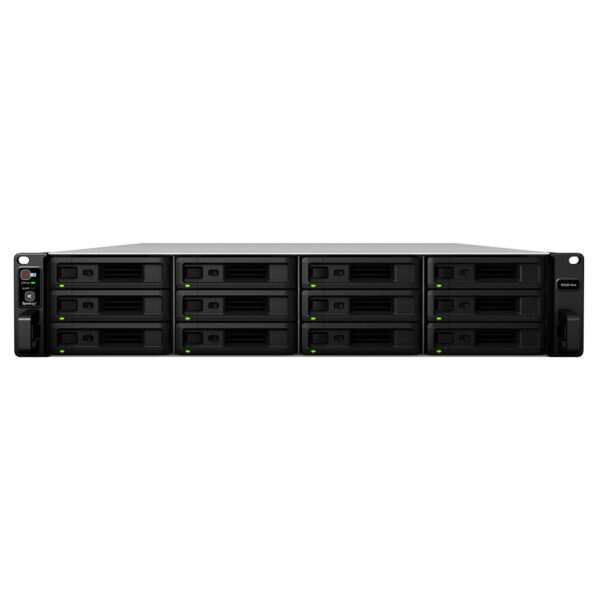 Synology RackStation RS3618xs NAS Rack (2U) Intel® Xeon® D D-1521 8 GB DDR4 DiskStation Manager Zwart