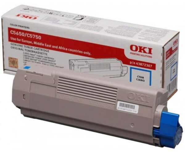 OKI 43872307 tonercartridge 1 stuk(s) Origineel Cyaan