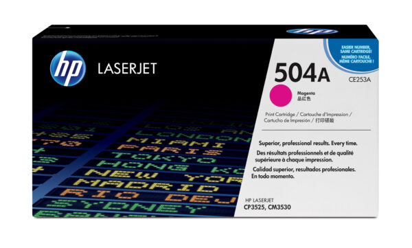 HP 504A originele magenta LaserJet tonercartridge