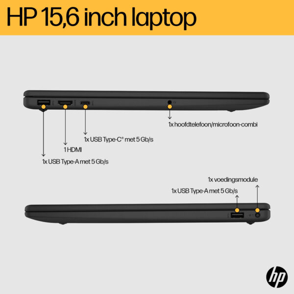 HP 15-fc0050nd AMD Ryzen™ 5 7520U Laptop 39,6 cm (15.6") Full HD 8 GB LPDDR5-SDRAM 512 GB SSD Wi-Fi 6 (802.11ax) Windows 11 Home - Afbeelding 17