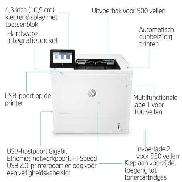 HP LaserJet Enterprise M611dn - Afbeelding 11