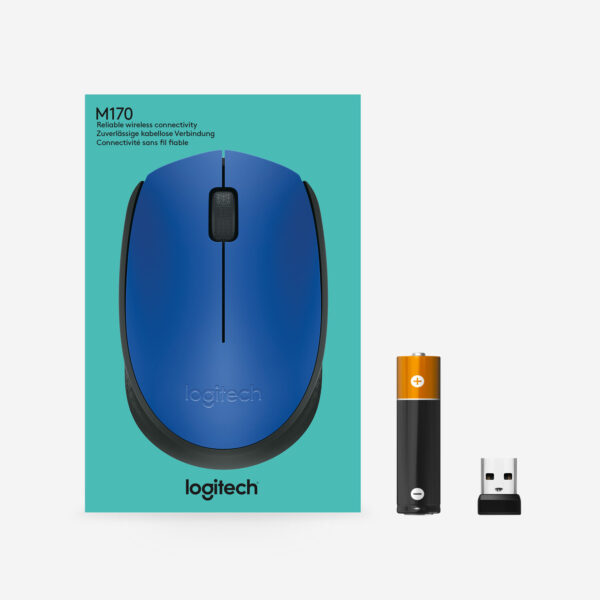 Logitech M171 Blue-K muis Kantoor Ambidextrous RF Draadloos Optisch 1000 DPI - Afbeelding 9