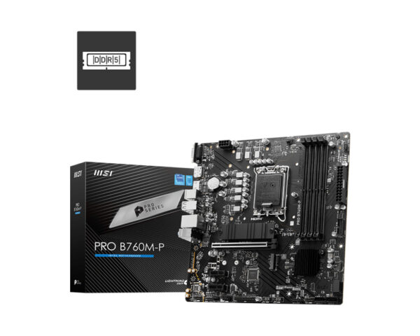 MSI PRO B760M-P moederbord Intel B760 LGA 1700 micro ATX - Afbeelding 2