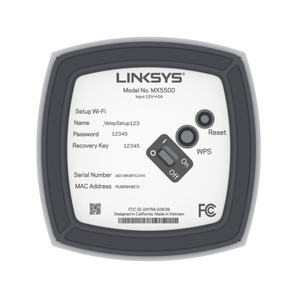 Linksys Atlas Pro 6 Dual-band (2.4 GHz / 5 GHz) Wi-Fi 6 (802.11ax) Wit 3 Intern - Afbeelding 6