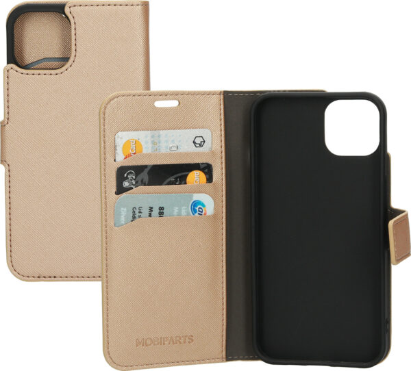 Mobiparts Saffiano Wallet Case Apple iPhone 13 Copper - Afbeelding 9