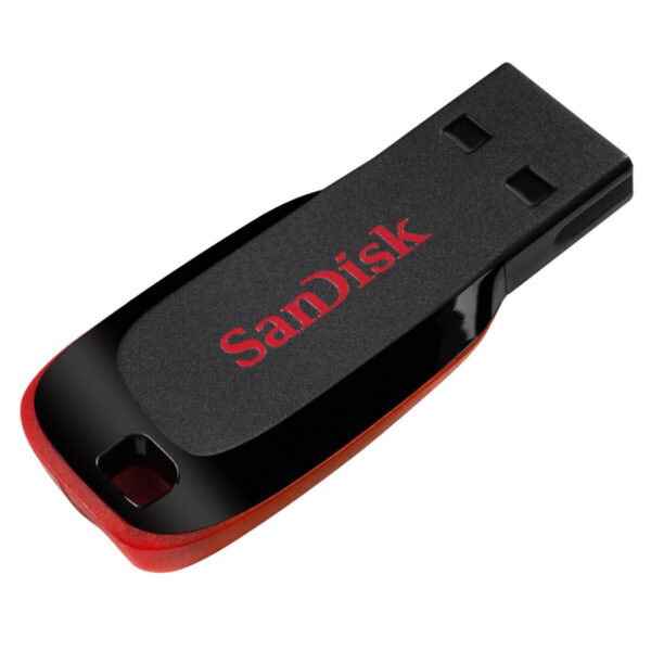 SanDisk Cruzer Blade USB flash drive 32 GB USB Type-A 2.0 Zwart, Rood - Afbeelding 2