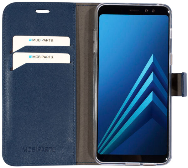 Mobiparts Classic Wallet Case Samsung Galaxy A8 (2018) Blue - Afbeelding 4