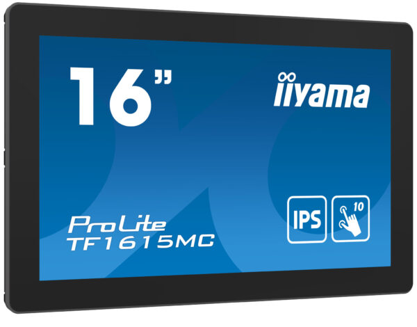 iiyama ProLite TF1615MC-B1 computer monitor 39,6 cm (15.6") 1920 x 1080 Pixels Full HD Touchscreen Zwart - Afbeelding 7