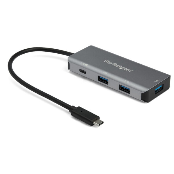 StarTech.com 4 Port USB C Hub (10Gbps) met 3x USB-A & 1x USB-C - 100W Power Delivery Passthrough - Compacte USB 3.2 Gen 2 Type C