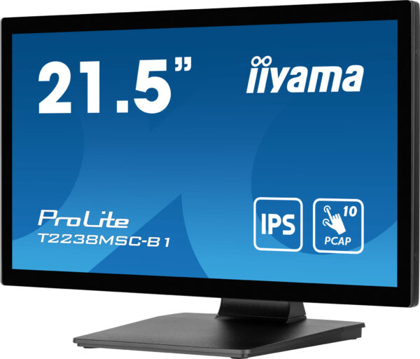 iiyama ProLite T2238MSC-B1 computer monitor 54,6 cm (21.5") 1920 x 1080 Pixels Full HD LED Touchscreen Zwart - Afbeelding 5