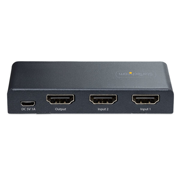 StarTech.com 2-Port 8K HDMI Switch, HDMI 2.1 Switcher 4K 120Hz HDR10+, 8K 60Hz UHD, HDMI Videoschakelaar 2 In 1 Out, Automatisch - Afbeelding 3