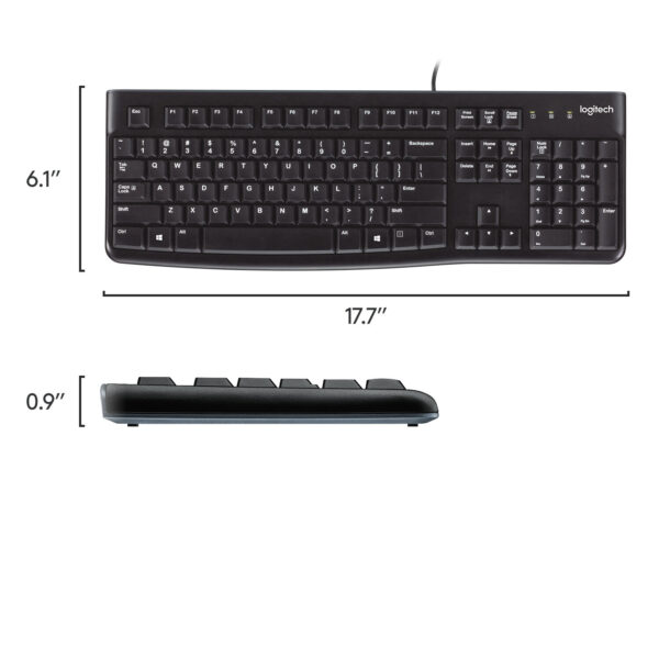 Logitech Keyboard K120 Comfortabel en stil typen - Afbeelding 11